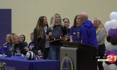 Ridgeview celebrates girls volleyball state title