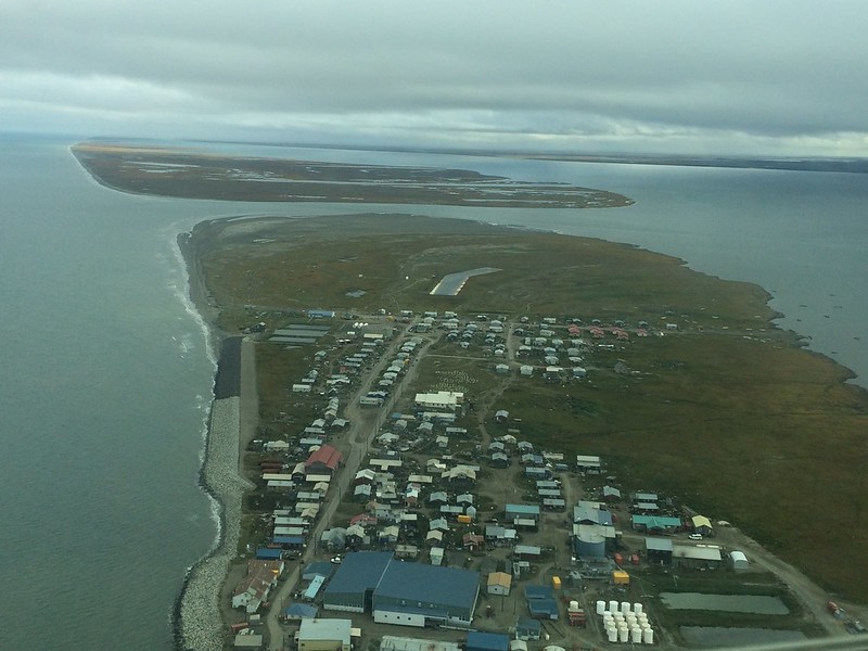 The village of Shishmaref, Alaska confronts the daily realities of a changing climate, including repetitive flooding. The village is a subject of study by Elizabeth Marino, an anthropologist at OSU- Cascades.