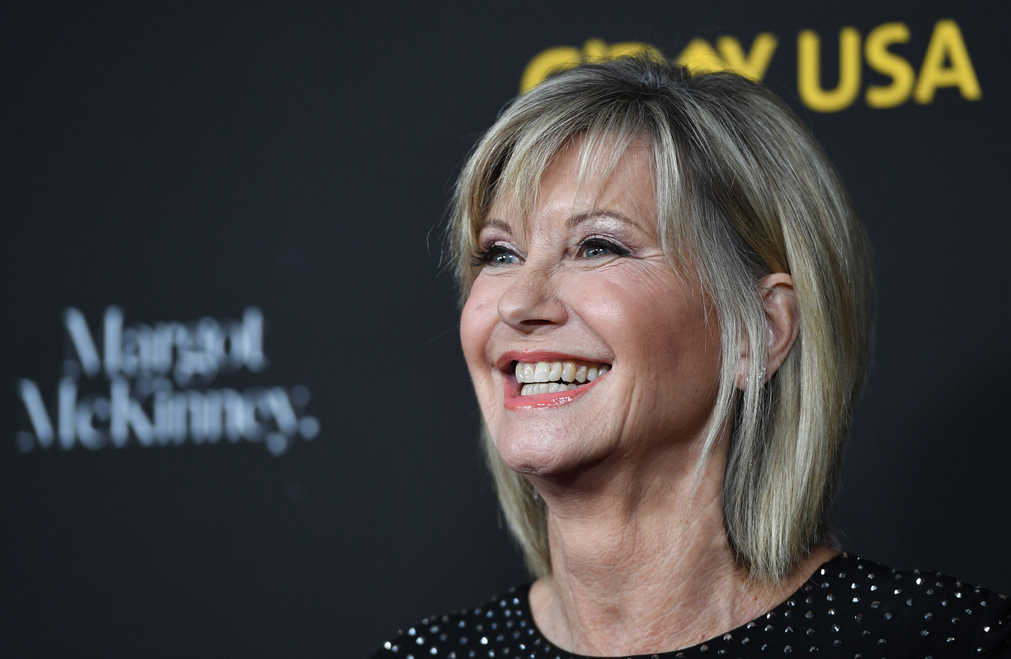 Olivia Newton-John says she has her good days and her bad days as she once again battles cancer. The singer is shown here on January 27