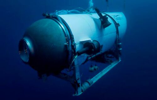 OceanGate Expeditions' Titan submersible is seen in this undated image from the company.