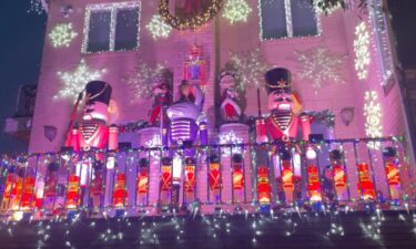 One man in Bergen Beach thrills thousands by bringing the North Pole to his front lawn.