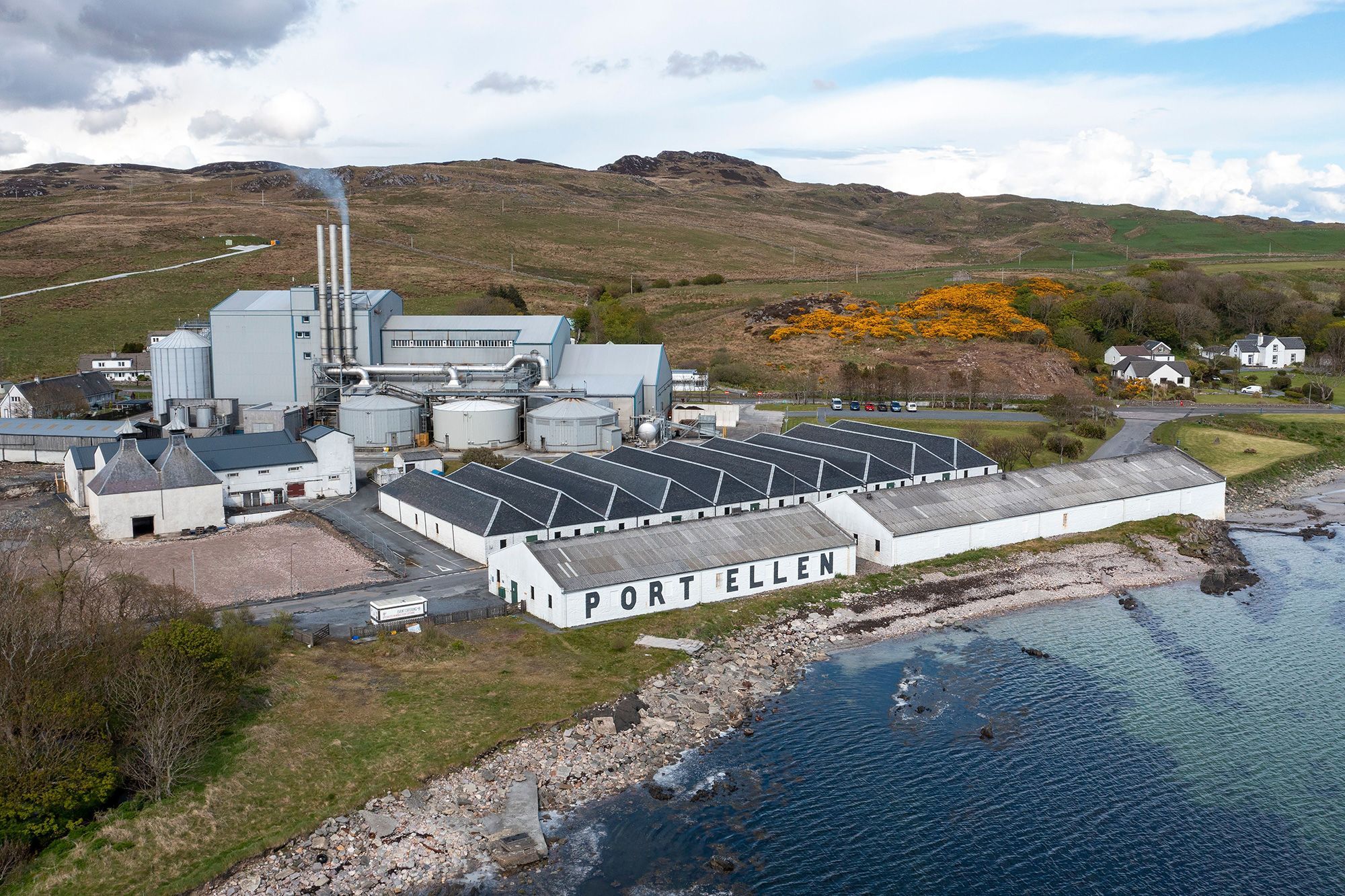 <i>Ian Rutherford/Shutterstock via CNN Newsource</i><br/>Port Ellen distillery on Scotland's isle of Islay.
