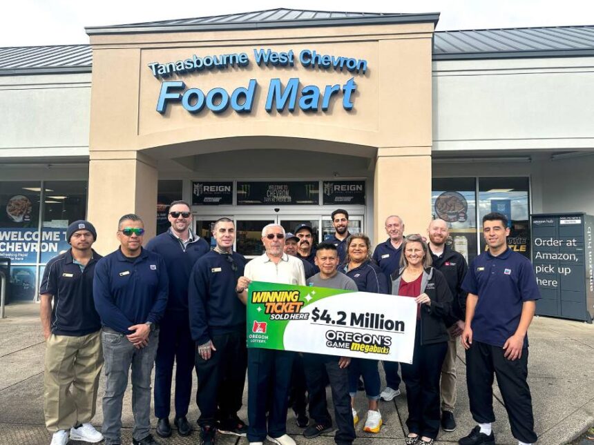 Someone in Hillsboro hit a $4.2 million Oregon Lottery Megabucks jackpot; store that sold it also wins