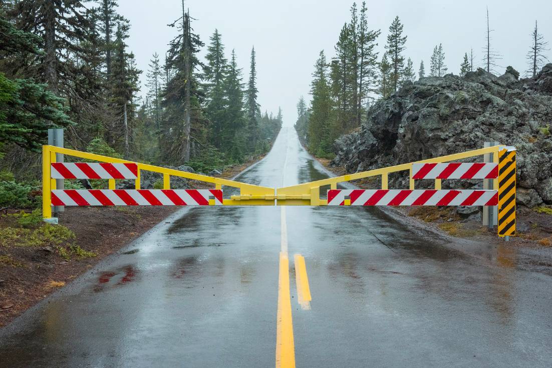 McKenzie Pass west of Sisters has been closing seasonally since 1962.