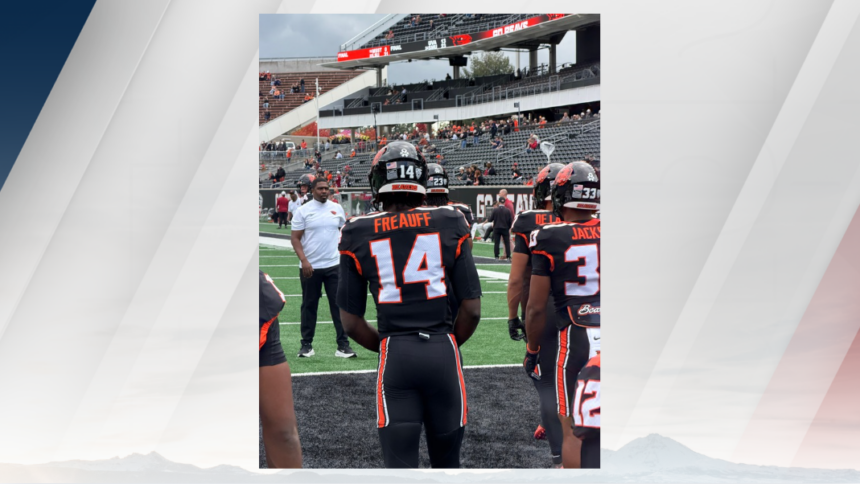 Oregon State Football Team Pays Tribute to Silver Rail Elementary School Community